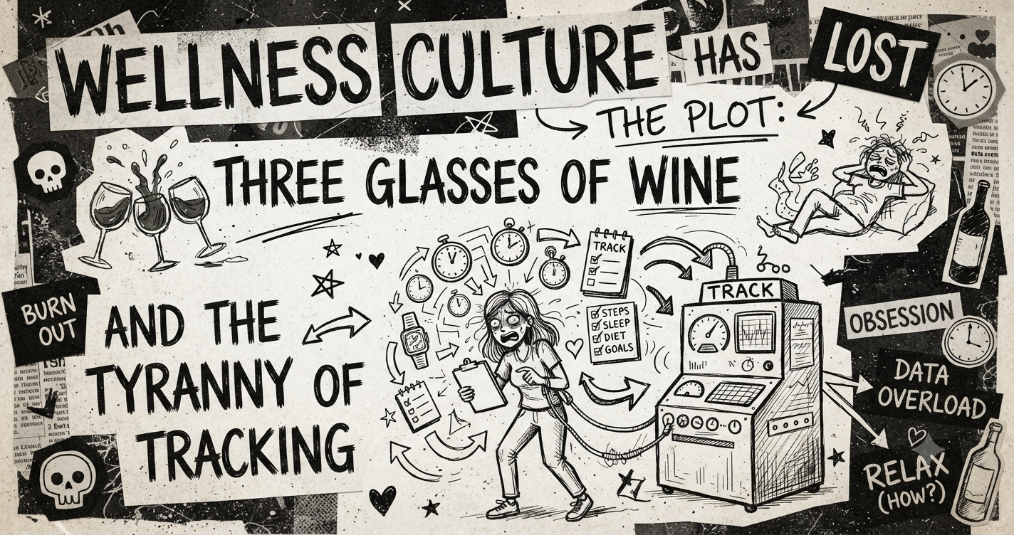 Wellness Culture Has Lost the Plot: Stephen Bartlett, Three Glasses of Wine and the Tyranny of Tracking
